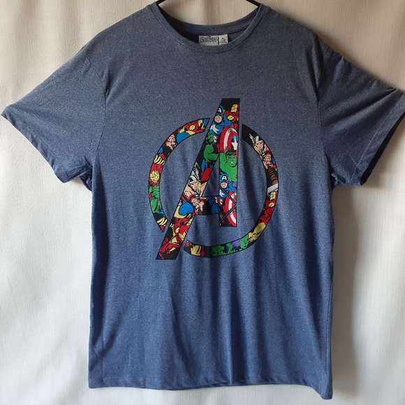 Marvel Avengers endgame men's blue short sleeve t-shirt size 2XL - Picture 4 of 7